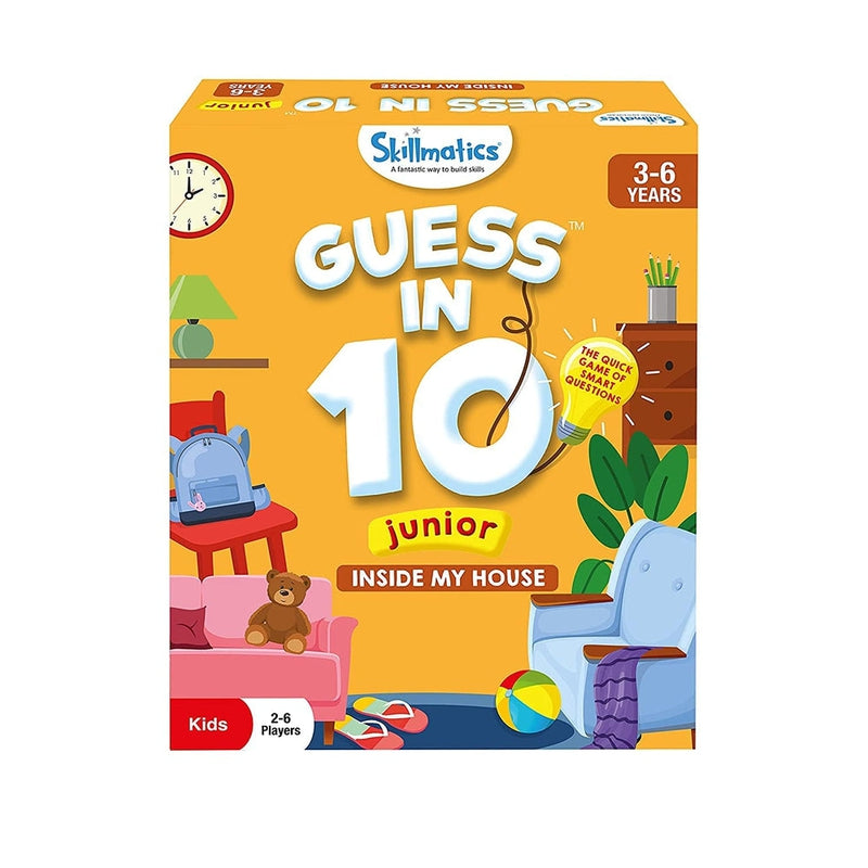 Guess in 10 Junior Inside My House Card Game