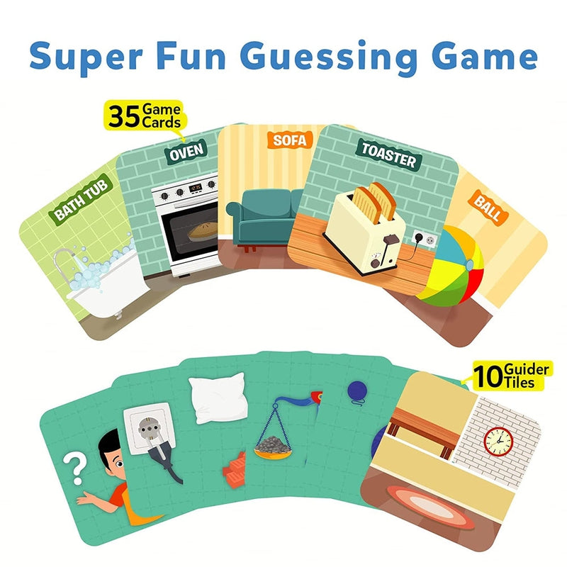 Guess in 10 Junior Inside My House Card Game