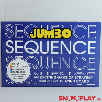 Jumbo Sequence Board Game- Party game for Family & Friends