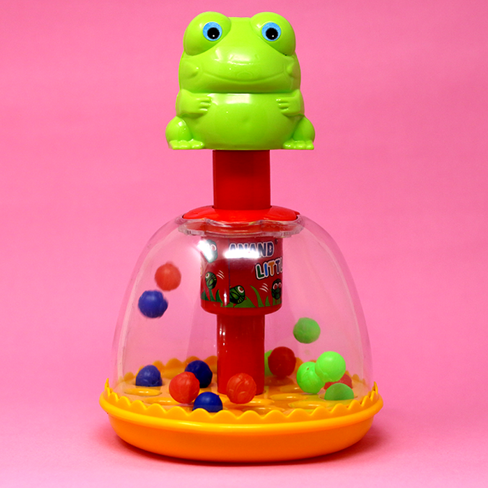 Little Jumping Frogs Toy - Press Knob to Move Tiny Frogs (Anand)