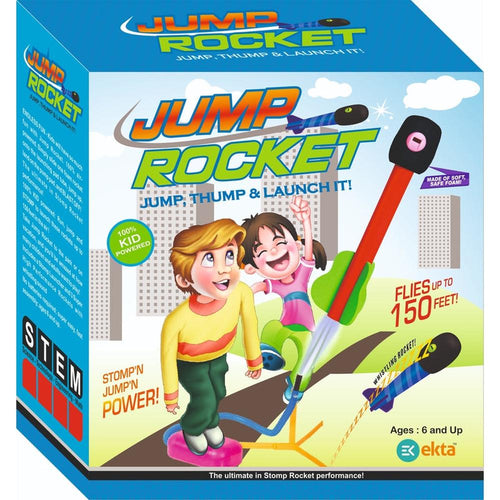 Ekta Air-Powered Jump Rocket Toy - Jump, Stomp & Watch it Fly (6-10 Years)