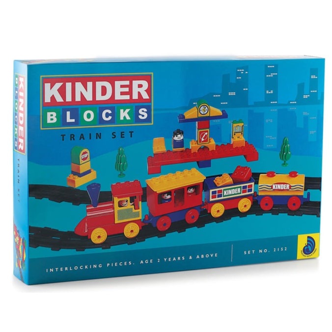 Kinder Blocks Senior Train Set Building Blocks Set