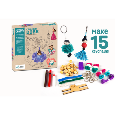 Keychain Dolls DIY Craft Activity Box