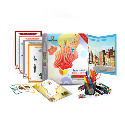 Annual Learning Kit for (Kindergarten - II) with Learning Mobile Application