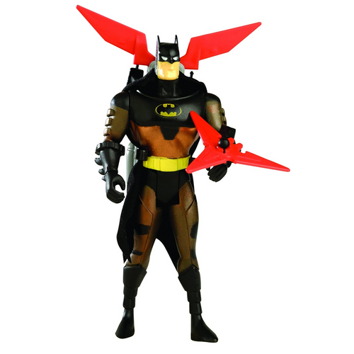 The wildest yet coolest looking variants of superhero toys, the Knight Star Batman action figure, with red and gold black armour.