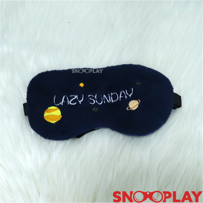 Lazy Sunday Plush Eye Mask (With Gel Pad)