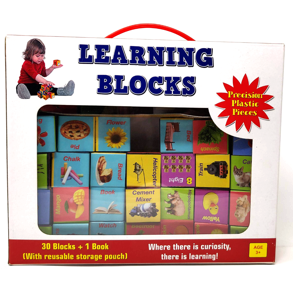 Learning Blocks with book