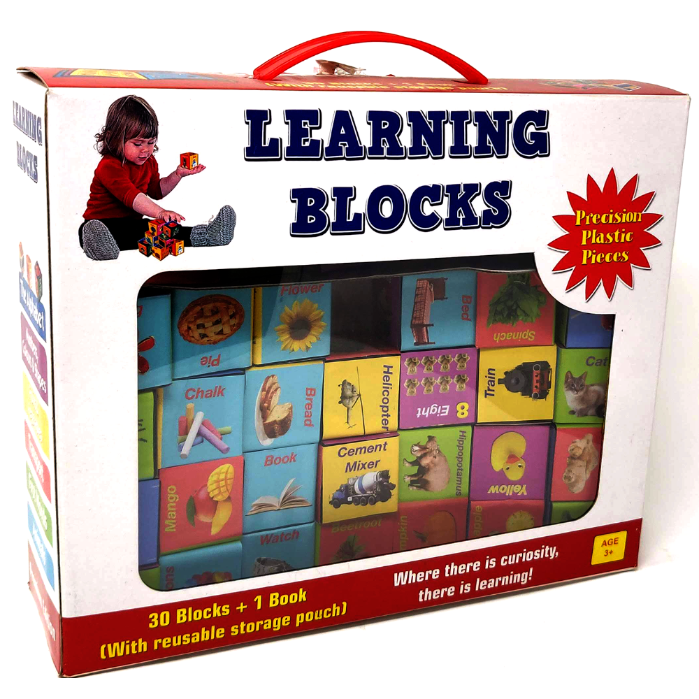 Learning Blocks with book