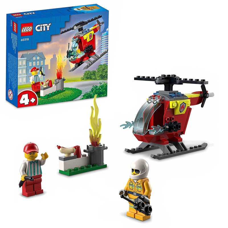 Lego City Fire Helicopter Construction Set (60318)