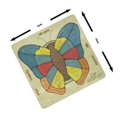 Life Cycle of a Butterfly - Wooden Puzzle