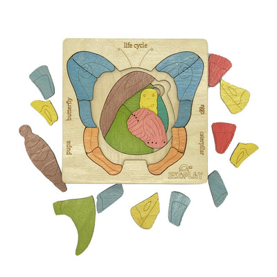 Life Cycle of a Butterfly - Wooden Puzzle