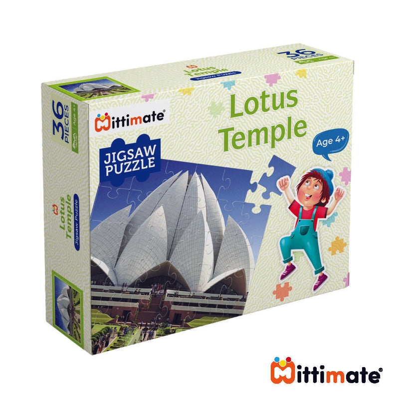 Lotus Temple Puzzle Set (36 Pieces)