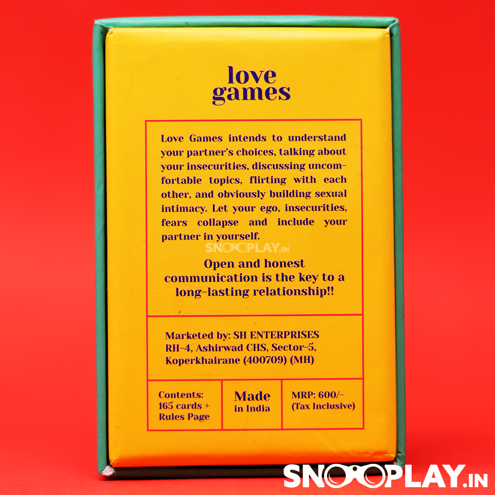 Buy Love Games Cards - The Ultimate Couples Card Game | Talk, Flirt & Dare Online India Best Prices