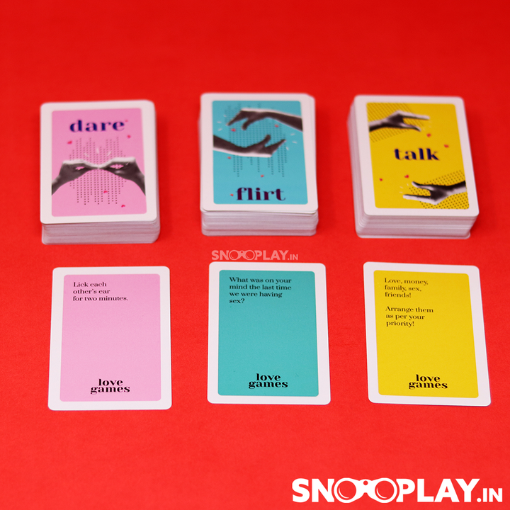 Buy Love Games Cards - The Ultimate Couples Card Game | Talk, Flirt & Dare Online India Best Prices