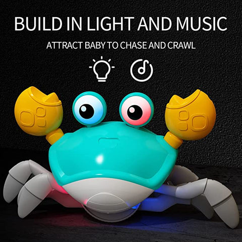 Musical Rechargeable Crawling Crab Toy (1-3 Years)