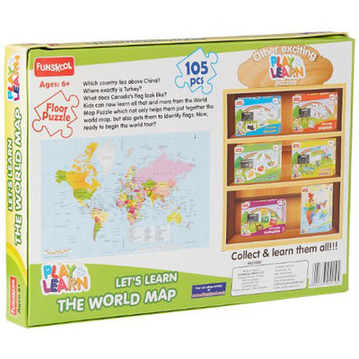 Play & Learn World Map Puzzle