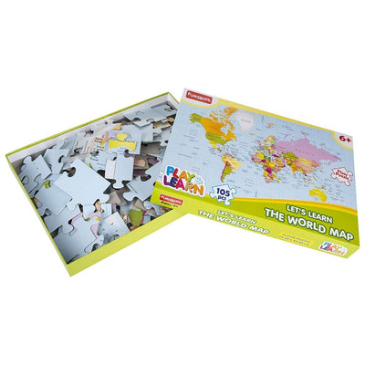 Play & Learn World Map Puzzle