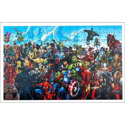 Wooden Marvel Avengers 160 Piece Panorama Jigsaw Puzzle for Kids & Children