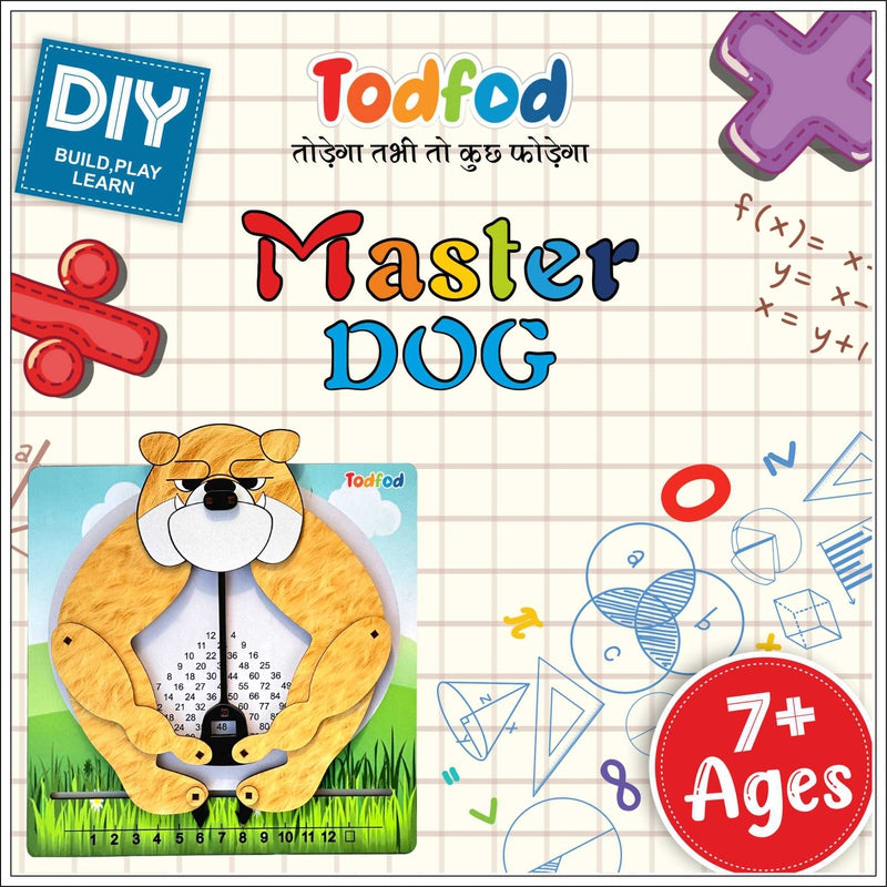 Wooden Master Dog Number Game for Kids