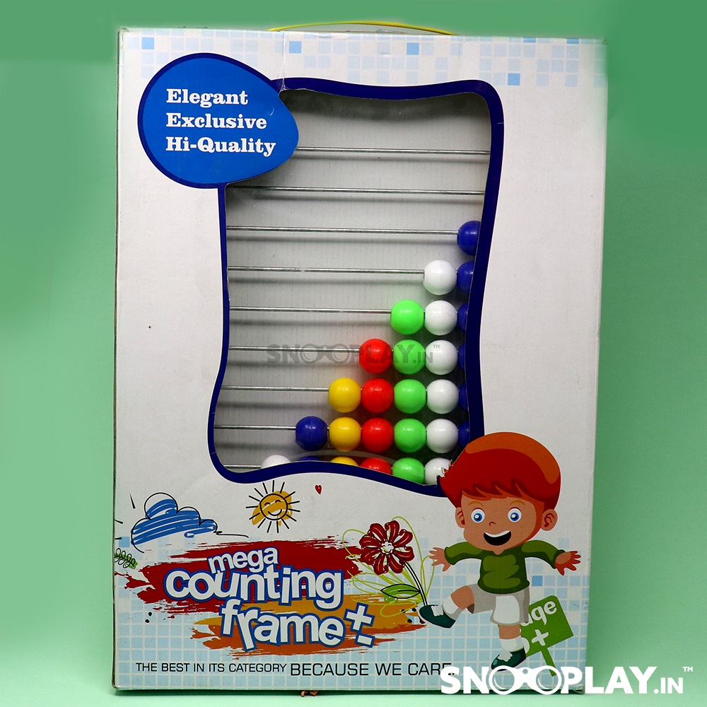 Buy counting frame abacus game for kids with stand - Snooplay.in