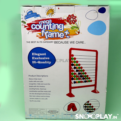 Buy counting frame abacus game for kids with stand - Snooplay.in