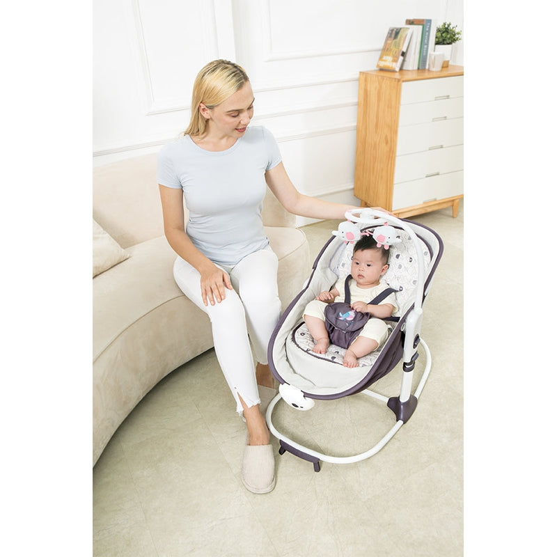 6 in 1 multi-function Rocker & Bassinet - Pink (COD Not Available)