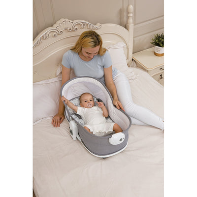 6 in 1 multi-function bassinet - Grey (COD Not Available)