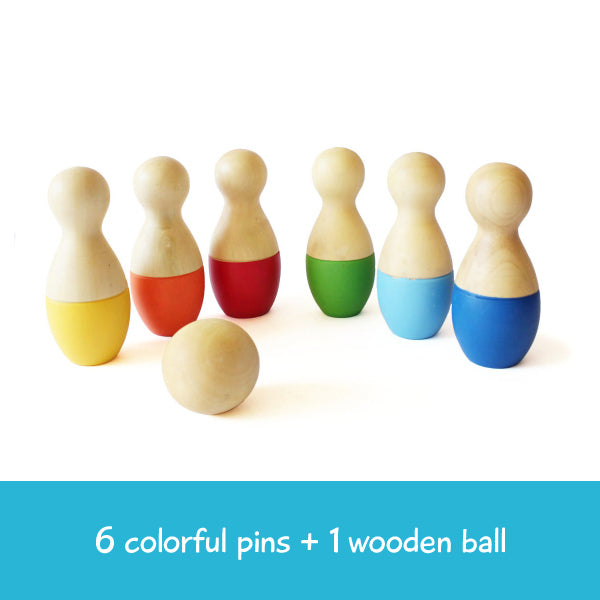 Mini Bowling Pins Set