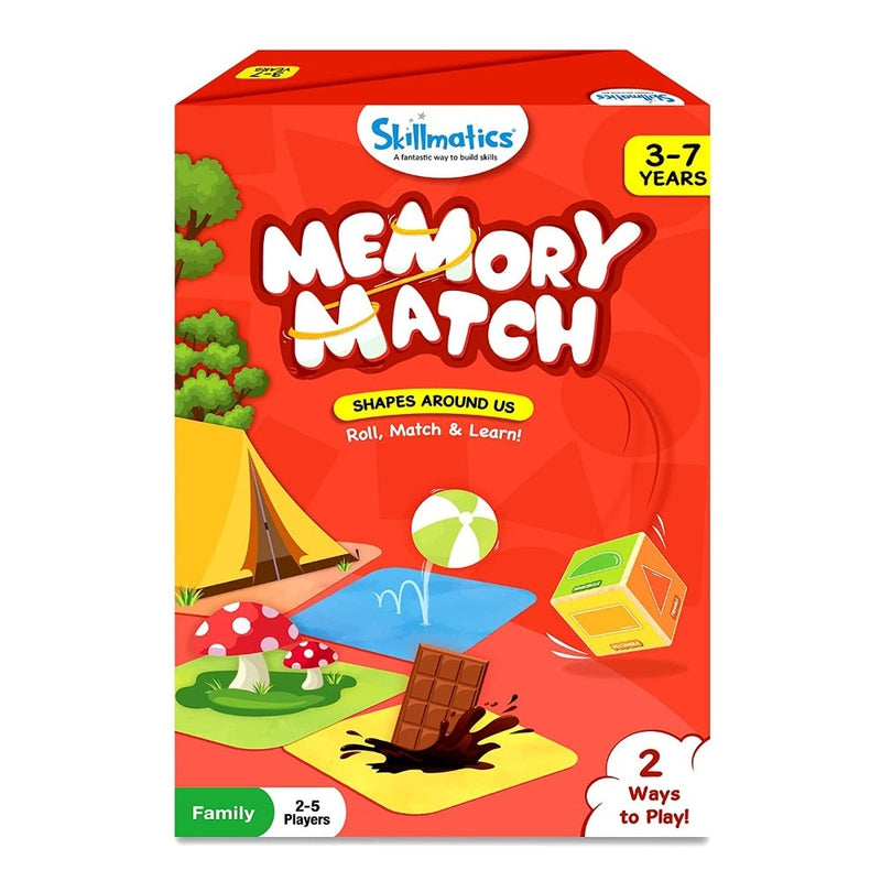 Memory Match Board Game : Shapes Around Us