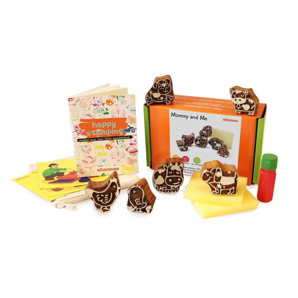 Mommy And Me Wooden Stamps Set