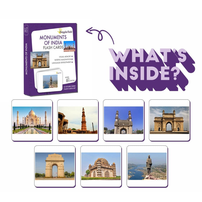 Monuments Of India Flash Cards