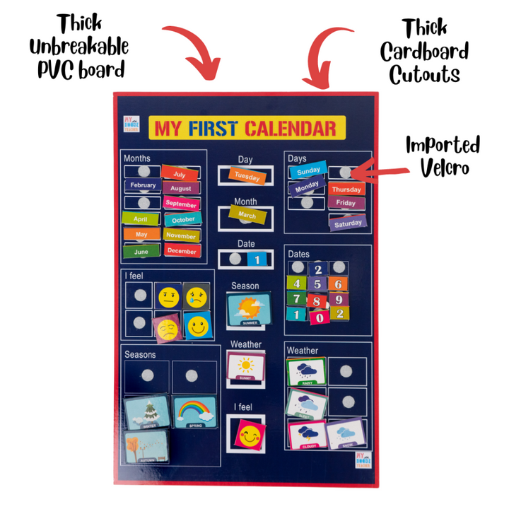 My First Calendar - Daily Routine Activity Board (3-7 Years)