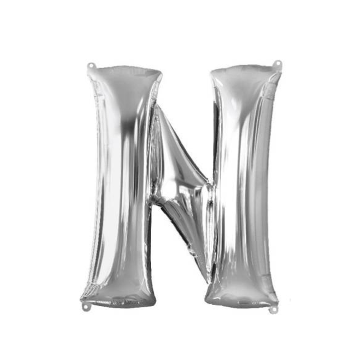 A - Z Letter Balloon-Silver (16 inches)