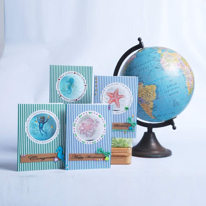 DIY Nautical Shaker Greeting Cards Kit