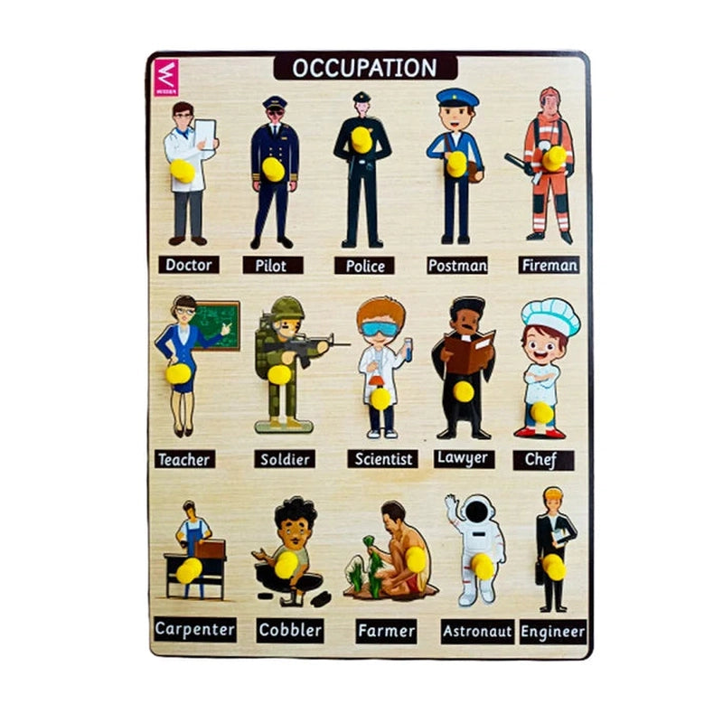 Occupations Learning Puzzle