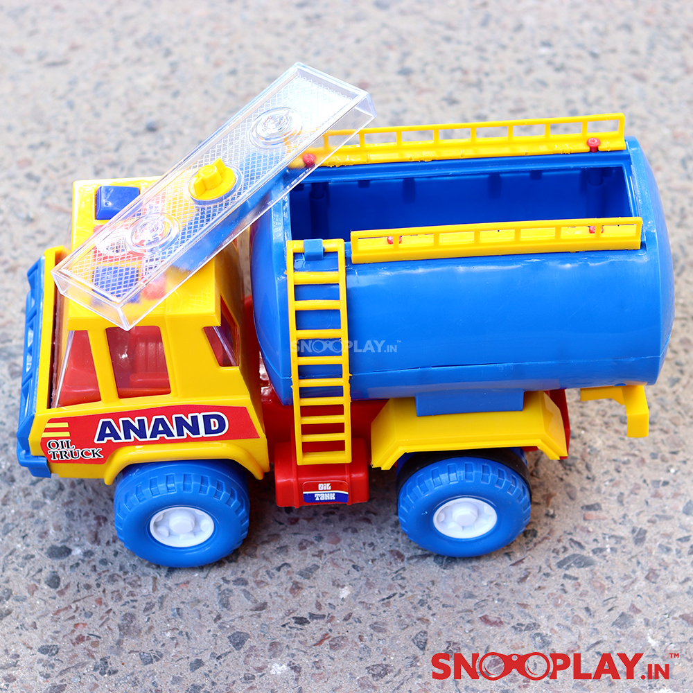 Buy friction powered oil truck tanker toy for kids online- Snooplay.in