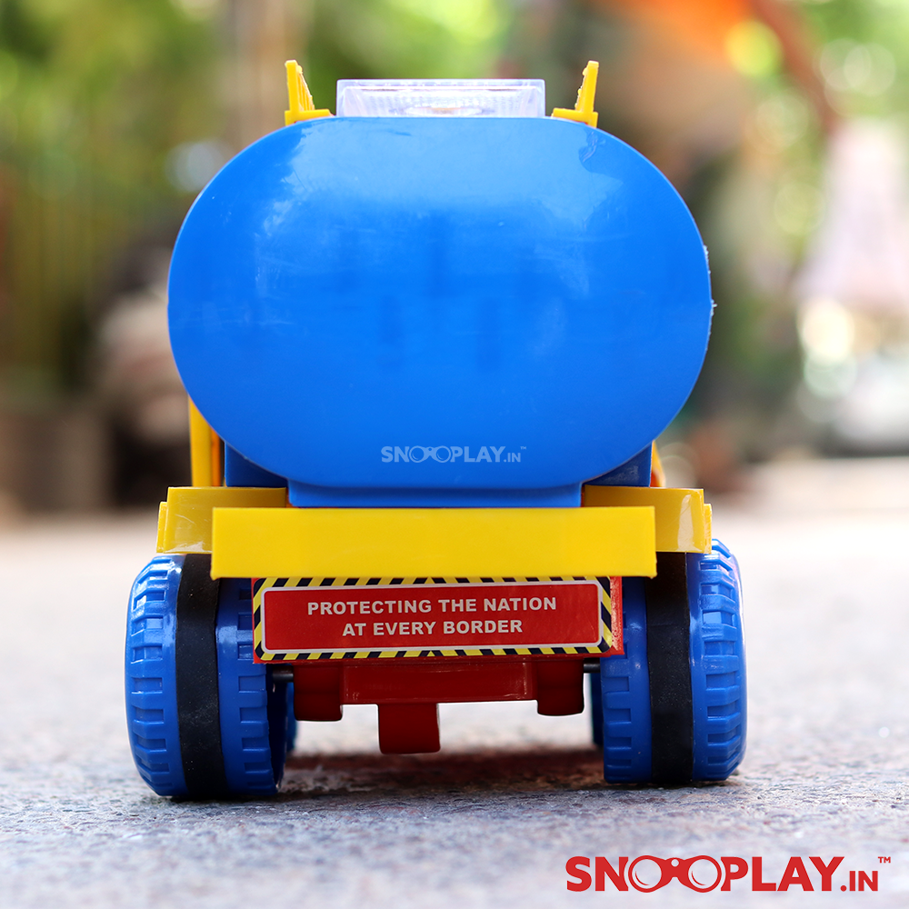 Buy friction powered oil truck tanker toy for kids online- Snooplay.in