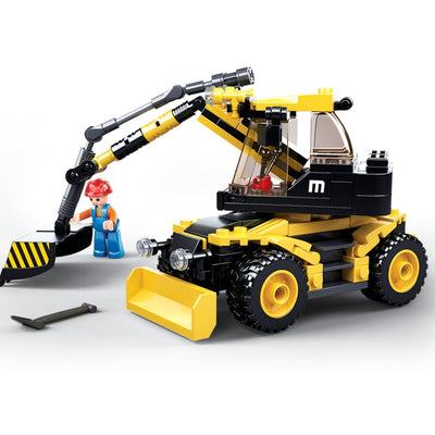 Excavator 2 IN 1 Building Block Kit (196 Pcs)