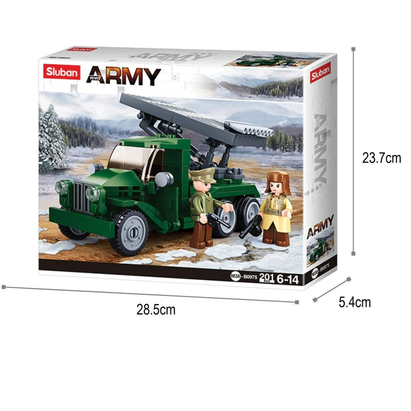 Rocket Launcher Building Blocks Kit (201Pcs)