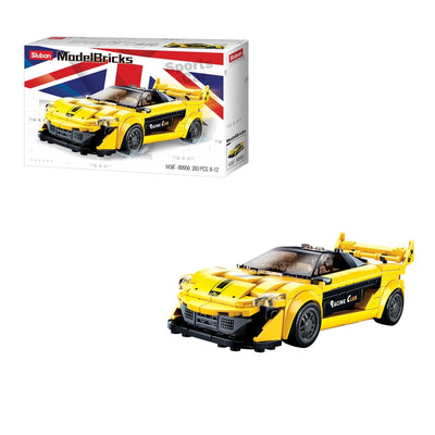 Racing Car (Yellow) Building Blocks ( 283 Pieces)