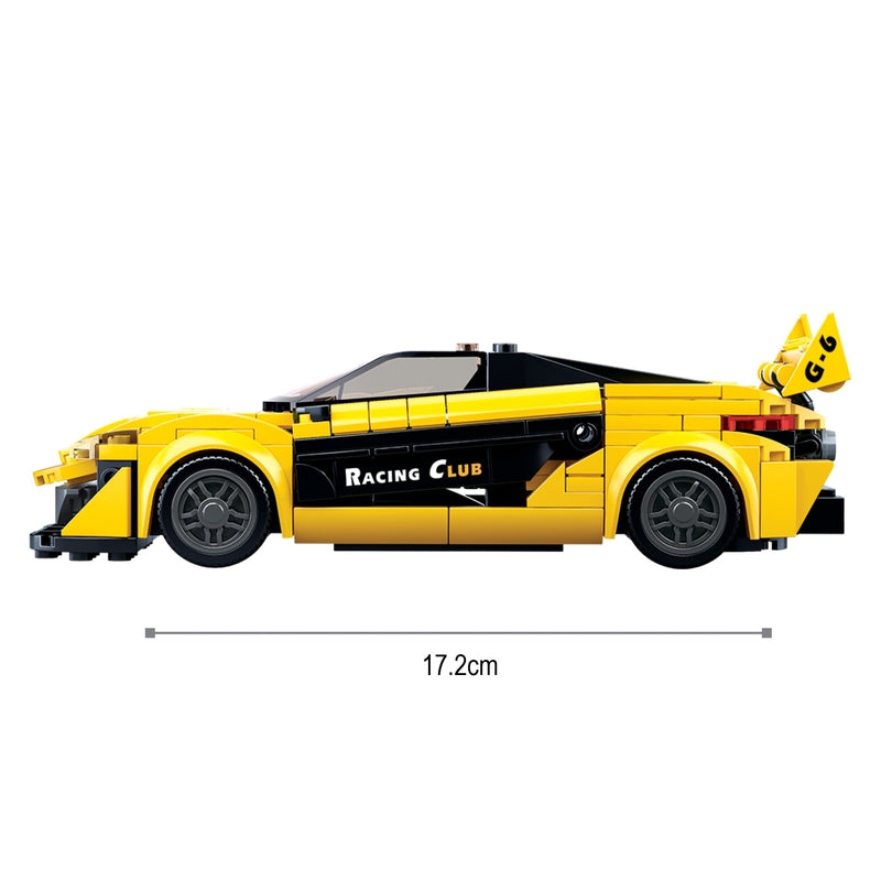 Racing Car (Yellow) Building Blocks ( 283 Pieces)