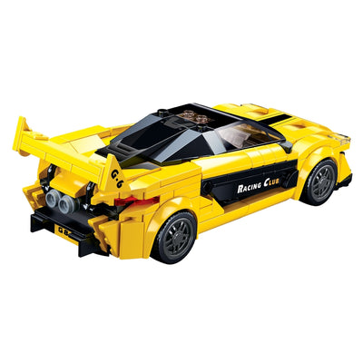 Racing Car (Yellow) Building Blocks ( 283 Pieces)