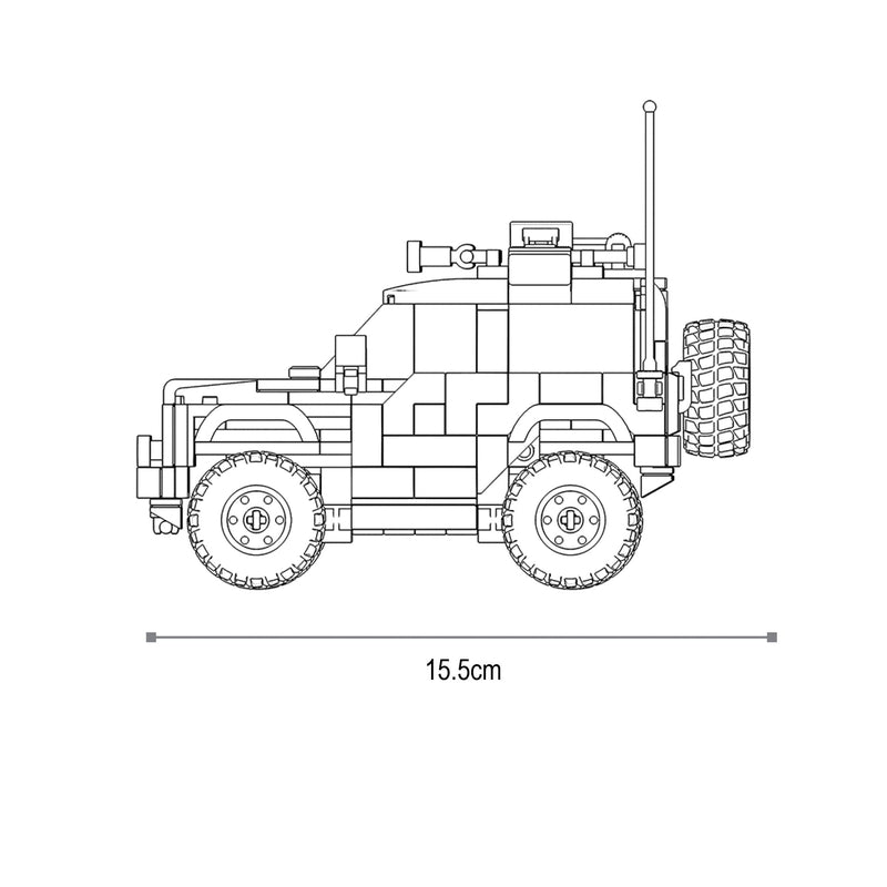 SUV 300 Building Blocks For Children ( 251 Pieces)