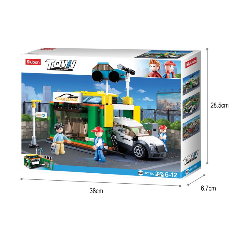 Car Wash Building Blocks ( 323 Pieces)