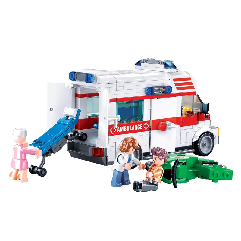 Ambulance-Large Building Blocks ( 328 Pieces)