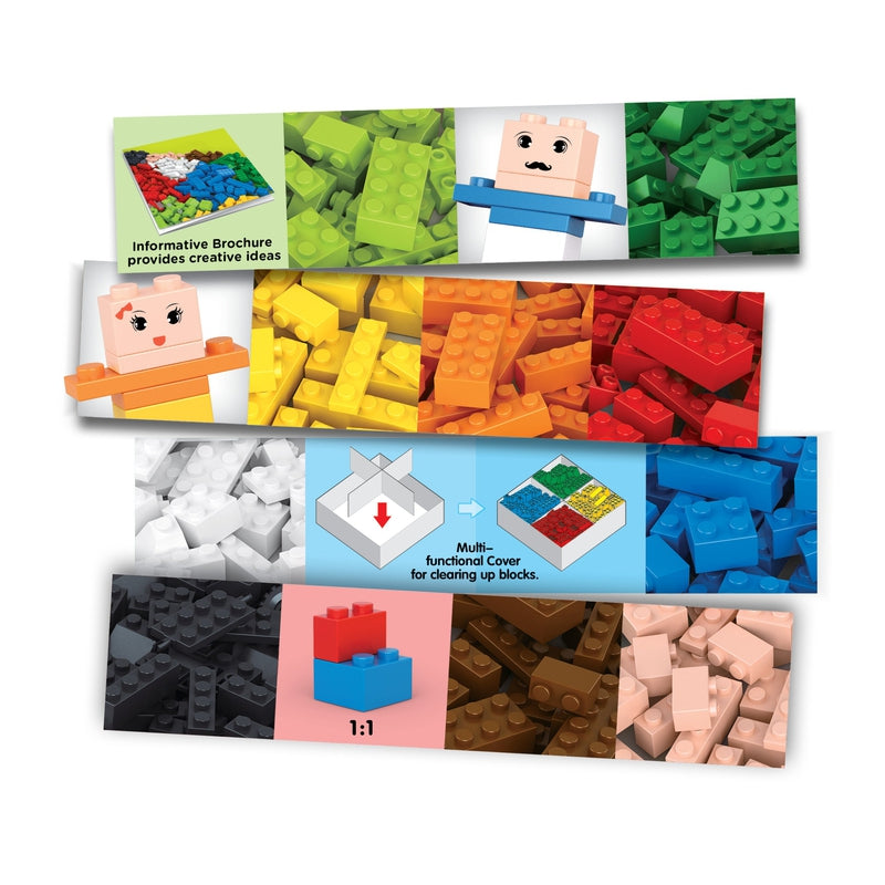 Kiddy Bricks Building Blocks Kit (415 pcs)