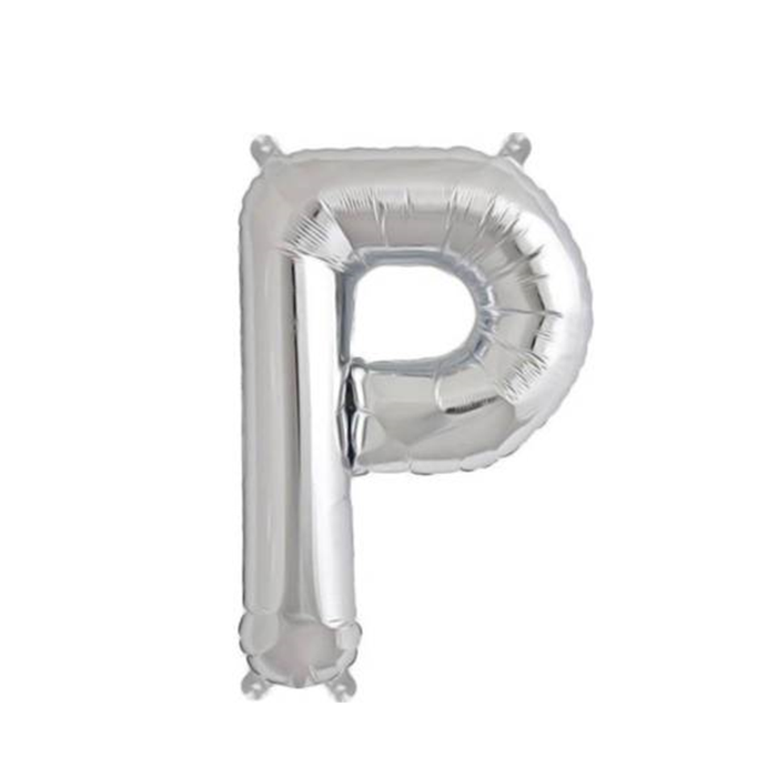 A - Z Letter Balloon-Silver (16 inches)