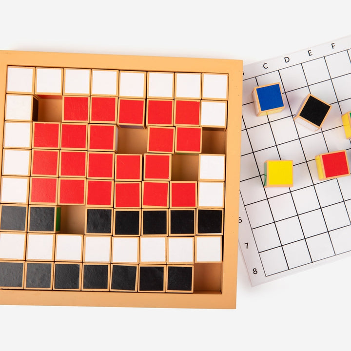 Pixel Squad 64 Pieces - Coloured Blocks Activity Set