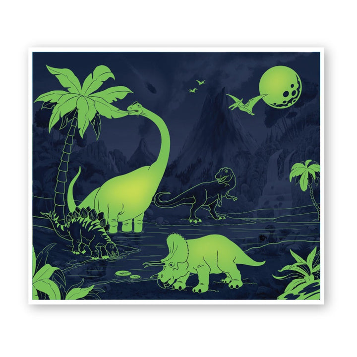 Planet Of Lost Dinosaurs - Glow In The Dark puzzle For Kids