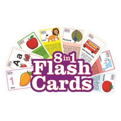 8 in 1 Flash Cards (Educational Flash Cards)